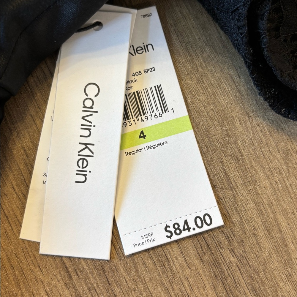Calvin Klein BNWT Elegant Girl’s Dress, Black, Size 4T. - Picture 6 of 7